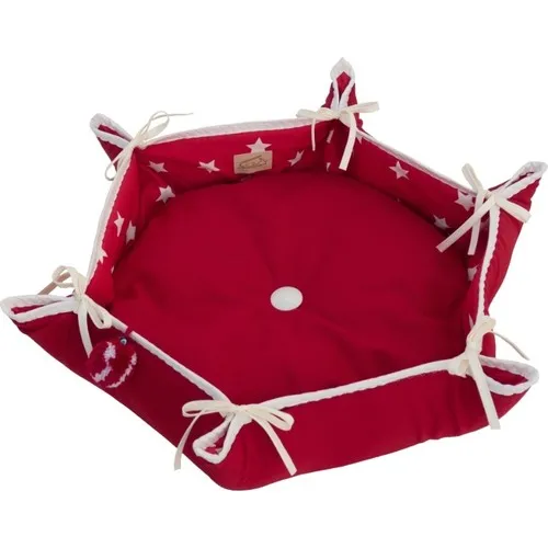 Akat Cosy Red Hexagonal Bed