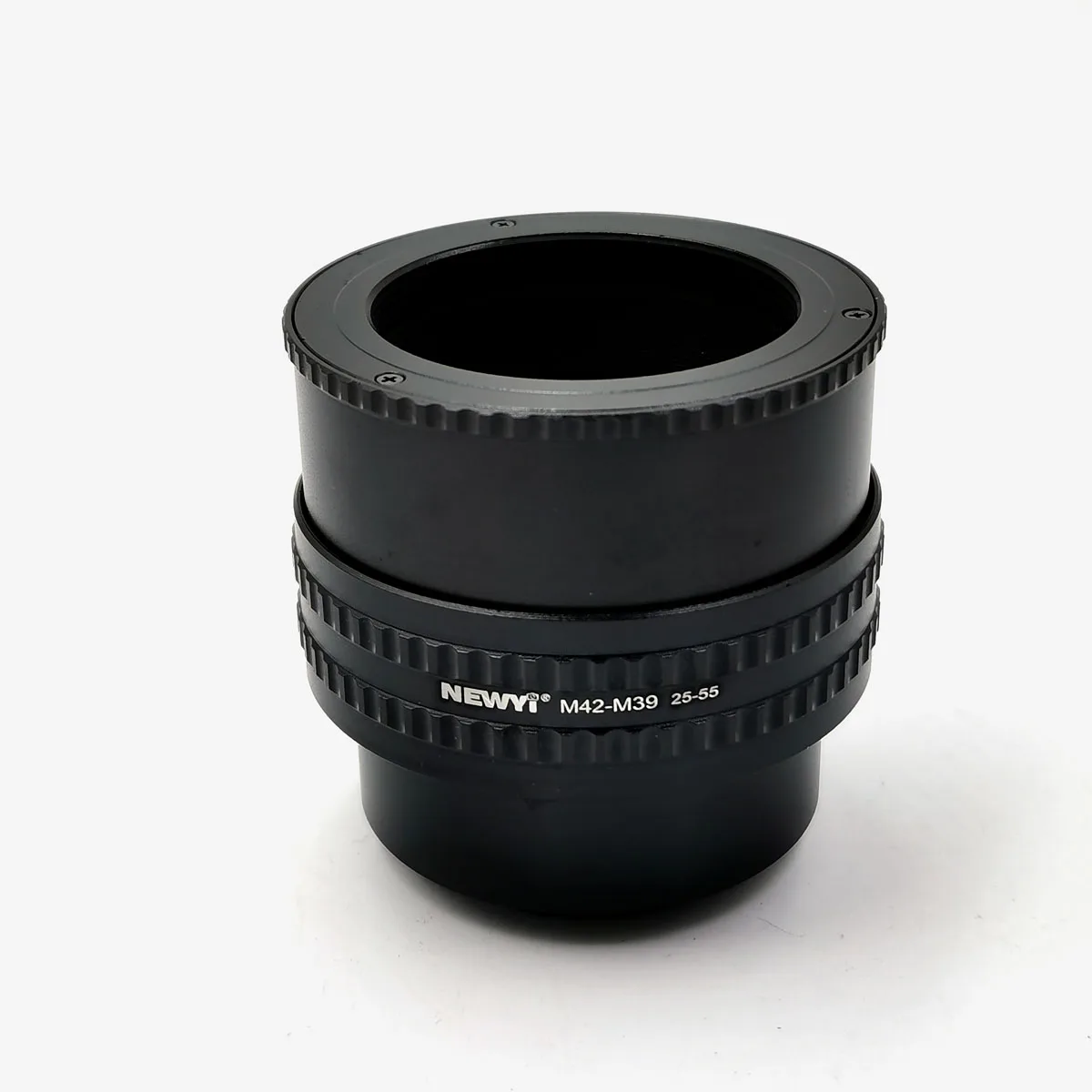 Adaptateur d'anneau d'hélicoptère de mise au point réglable, Tube d'extension Macro m42-m39(25-55) M42 à M39/L39, 25mm-55mm