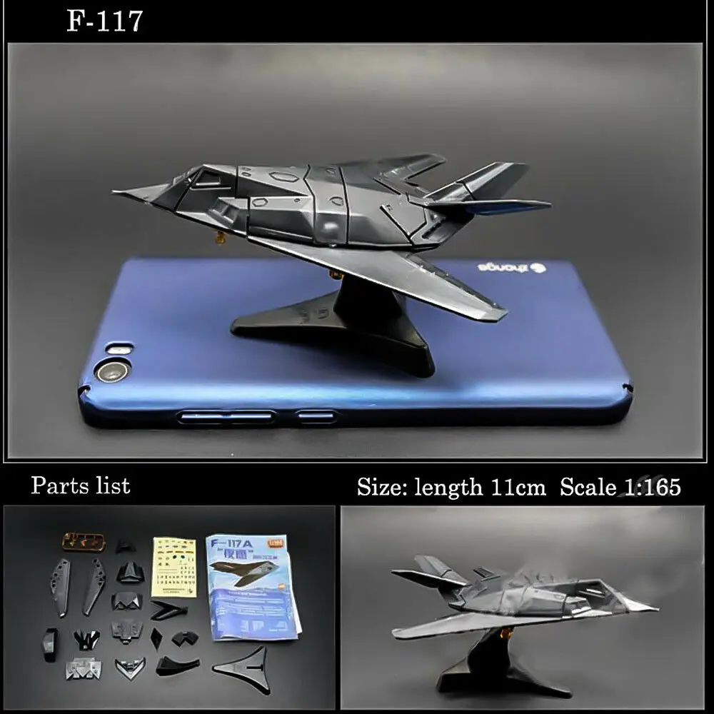 F-117 Attack Nighthawk4D Assembly Fighter Model Collection Puzzle Figure Toy