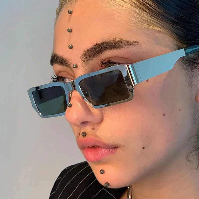 Neue Aufkleber Gefälschte Augenbraue Grübchen Gesicht Piercing Bauch Nase Ring Lip Stud Keine Durchbohrten Ohrring Dermal Anker Top Körper Schmuck – Detail 3