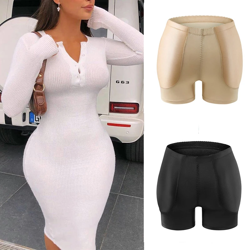 Sexy Women Body Shaper Stable Padded Control Panties Butt Lifter Enhancer Shapwear Plus Size Lady Slim Waist Fake Ass Underwear