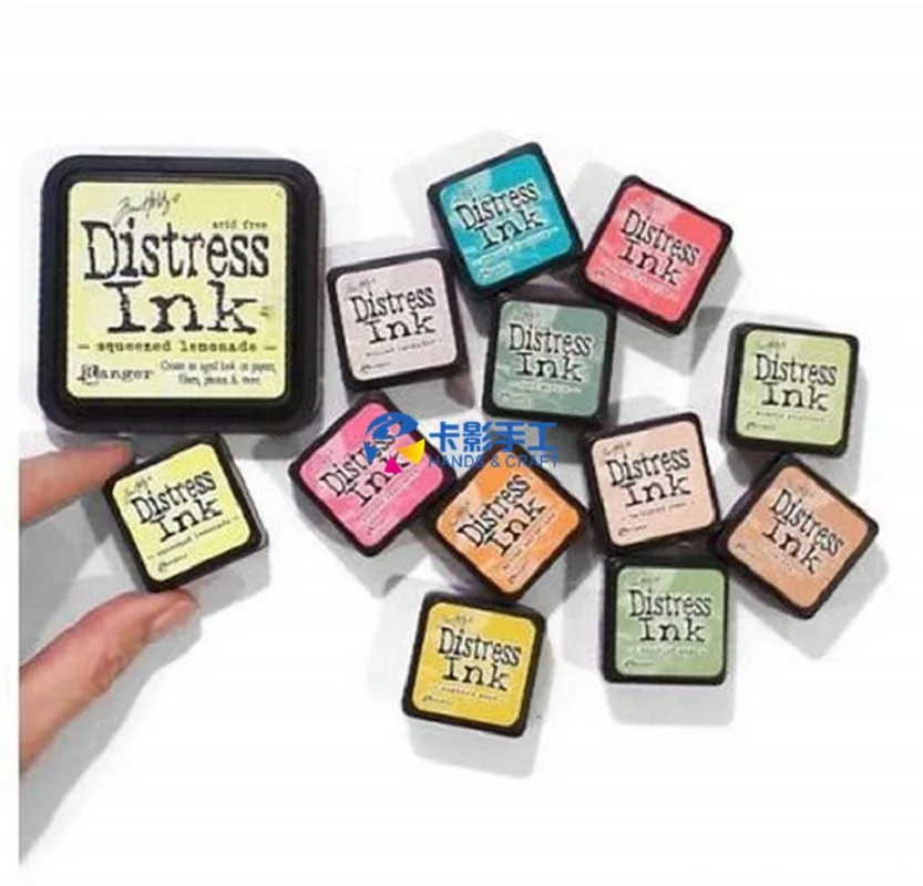 Ranger Tim Holtz Distress Ink Mini Old Color Retro Stamp Pad Ink Pad  School office supplies