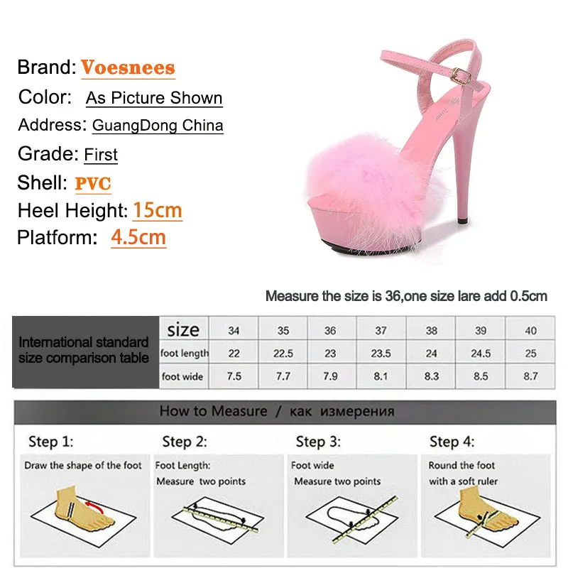 Fashion Up Fur Ultra High Women Sandal New Design Platform Night Club Dance Shoes Summer Pure Colour Buckle Strap High Heels