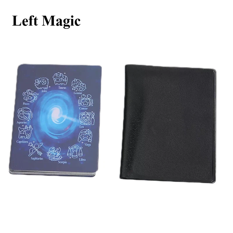 12 Constellation Prophecy Cards Magic Tricks Close Up Street Card Props Mentalism Illusion Comedy Puzzle Gimmick Accessories Toy