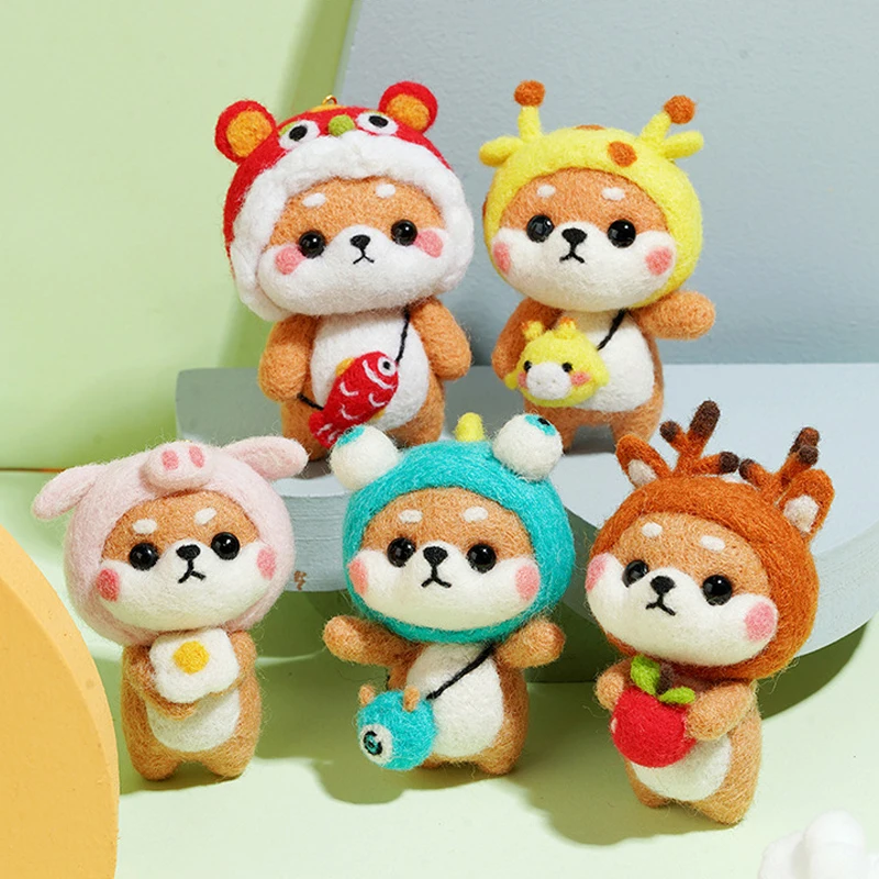 

Игла DIY Набор для валяния, игла для рукоделия, шерстяное валяние, набор для домашних животных, сделай сам, необработанная собака, ручная работа с иглой, инструмент