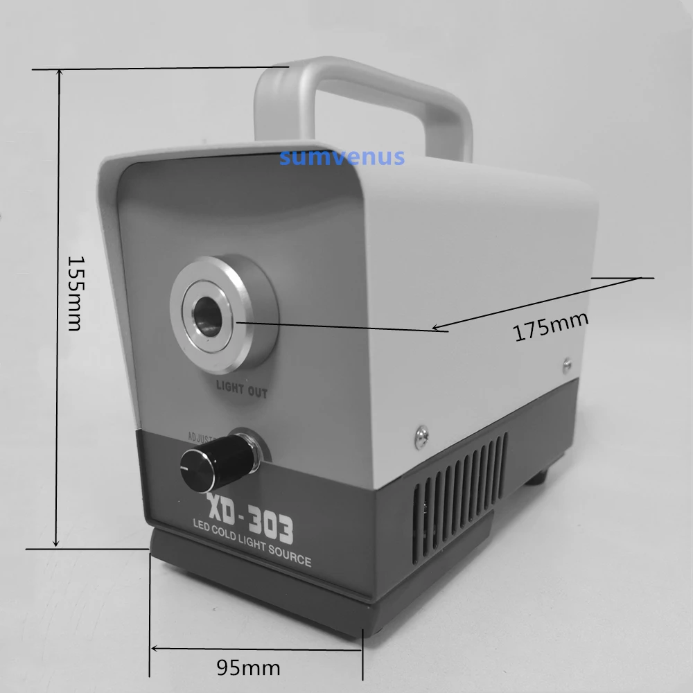 Medical Surgical Mini High-brightness Portable  LED Wolf Endoscope Cold Light Source Examination Lamp ENT Pets Adjustable