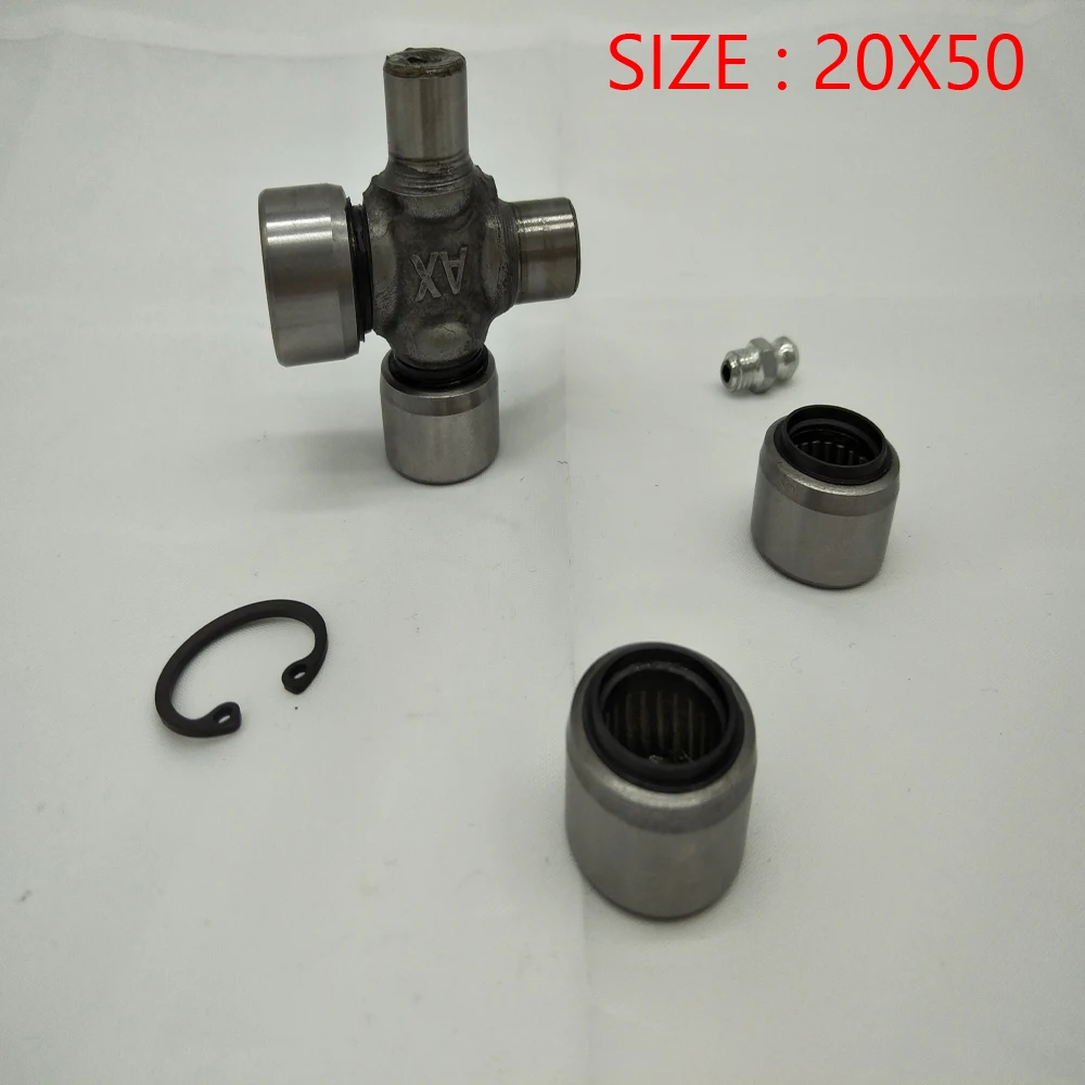 E0036 1Pc Motorcycle Universal Joint Cross Shaft Component 20x45mm 20X55 Joints Bearing ATV UTV Engine Part Drop Shipping