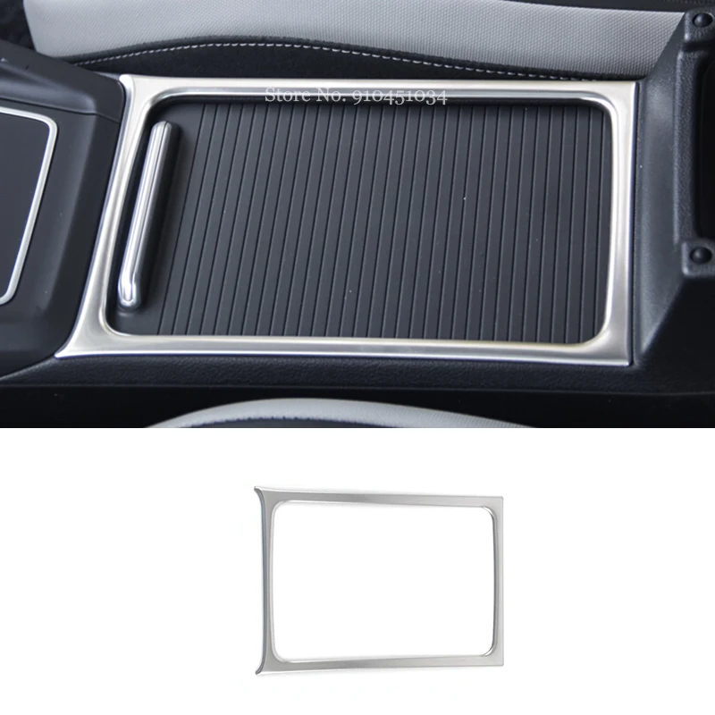 

LHD For VW Volkswagen Golf 8 MK8 2020 2021 Car Stainless Silvery Accessories Car Front water cup frame decoration Cover Trim