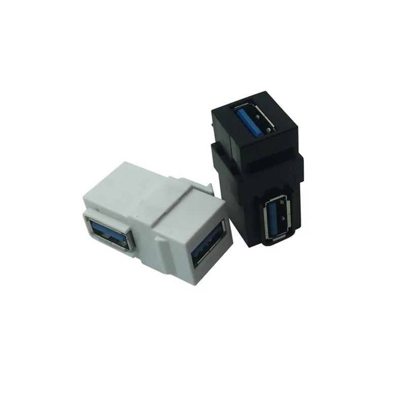 Extensão de ângulo reto usb 3.0 a fêmea para a fêmea, adaptador de acoplador pedra de chave para placa de parede painel cabo usb