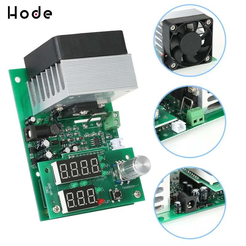 9.99A 60W 30V Constant Current Electronic Load Discharge Battery Capacity Tester