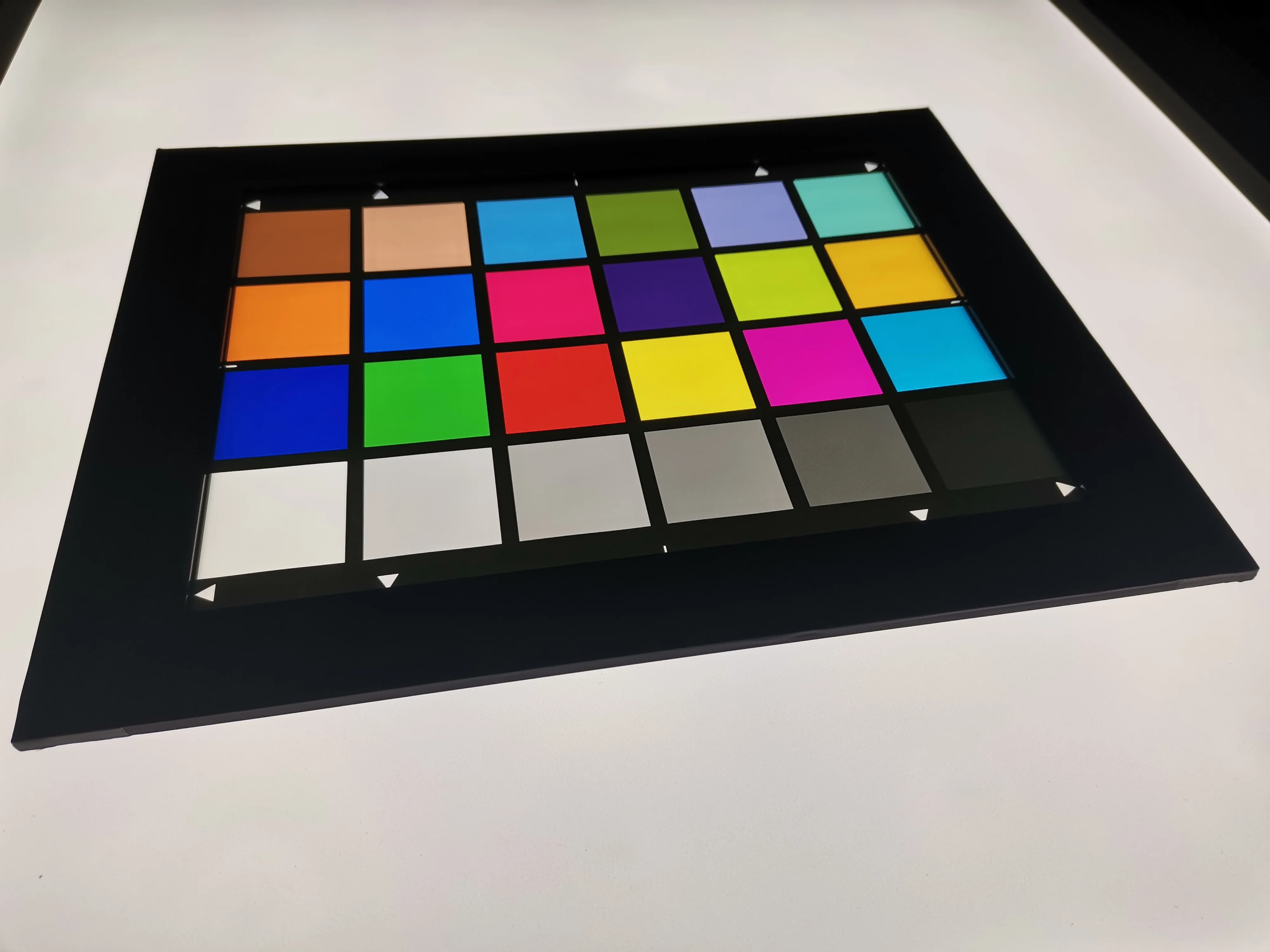 360*280mm Transmissive 24 Colorchecker Frame mounting D280 specification 4:3 Test Chart Can Be Customized color checker