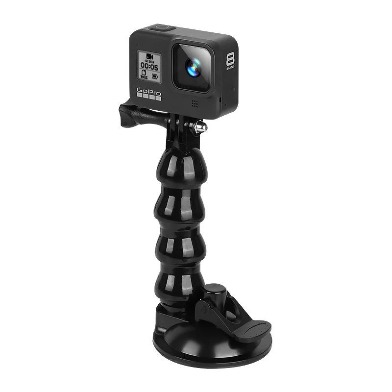 Mini Action Camera Suction Cup for GoPro Hero 10 9 8 7 5 6 4Sony SJCAM SJ7 Yi 4K H9 Go Pro 7 Mount Window Glass Sucker Accessory