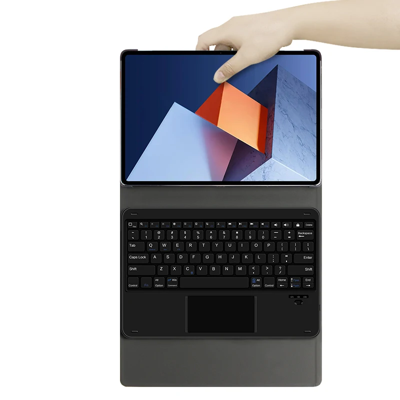 Imagem -05 - Couro para Huawei Matebook e 2023 12.6 Drc-w58 Teclado Bluetooth Capa Protetora com Touchpad Cases Couro Genuíno Case de