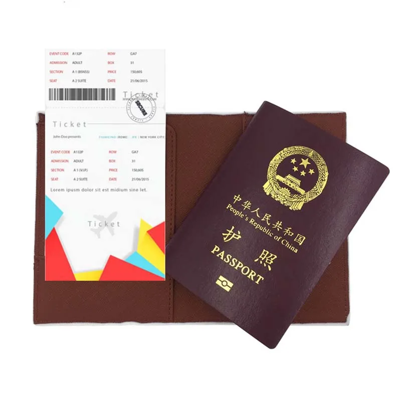 Newest Graffiti Travel Accessories Europe & America Passport Cover Holder PU Leather Unisex ID Bank Card Holders