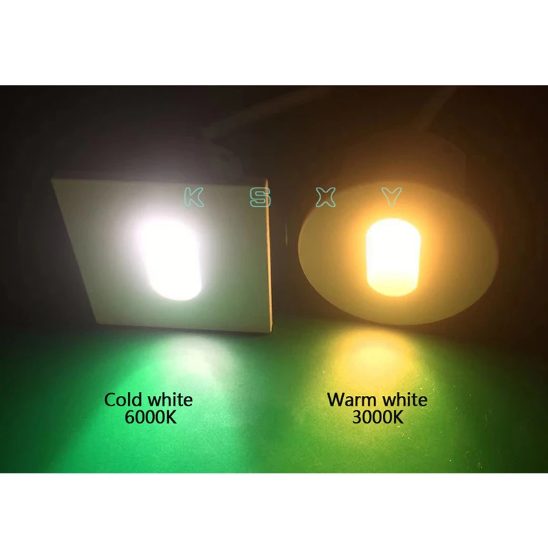 알루미늄 현대 간단한 LED 계단 조명 AC85-265V 1W 3W 벽 마운트 계단 배경 최근 계단 단계 통로 램프