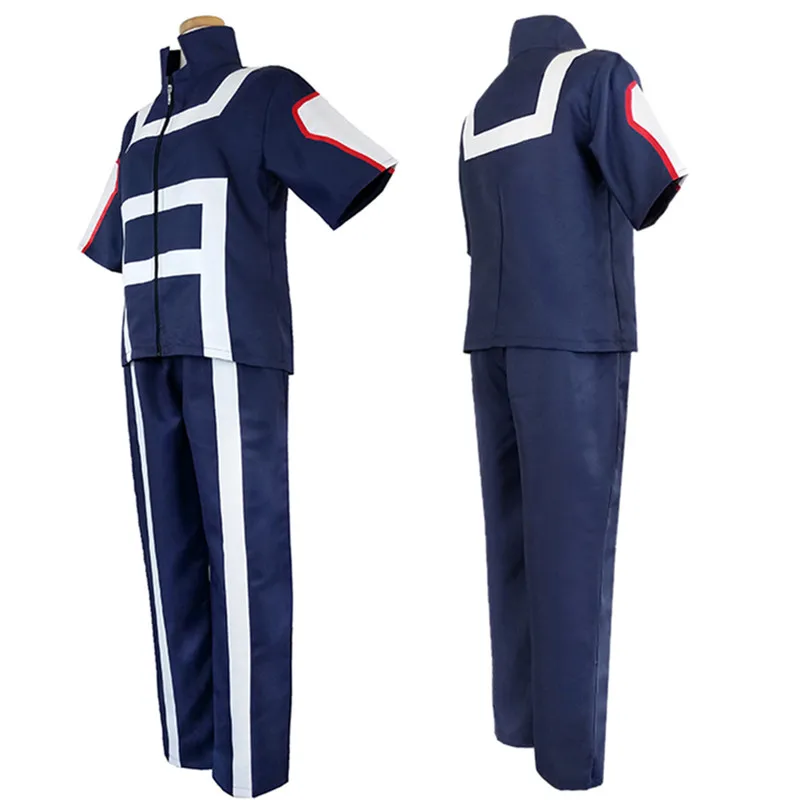 My Hero Academia Boku no Hero Academia Cosplay Costume Men Women School Uniform Gym Training Suit Sportswear T shirt Pants Set