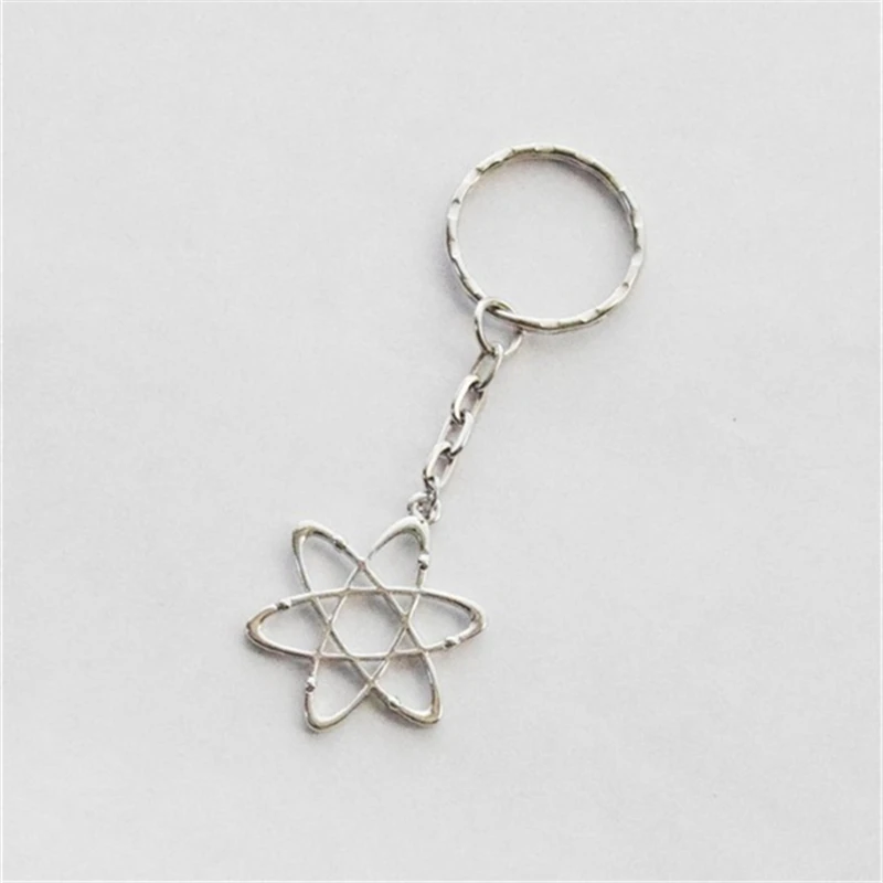 Science Keychain, Atom Keychain, Atom Keyring, Science Keychain, Chemistry Keychain, Atomic Keychain, Scientist Keychain