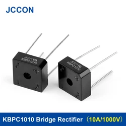 2Pcs KBPC1010 Diode Bridge Rectifier Diode（10A/1000V) KBPC1010 For Air Conditioner/Electric Welding Machine