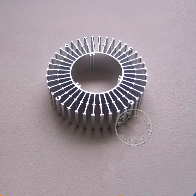 

111*56*30-150mm sunflower heat sink Large aluminum alloy profile LED downlight track lighting cooler Aluminum round radiator