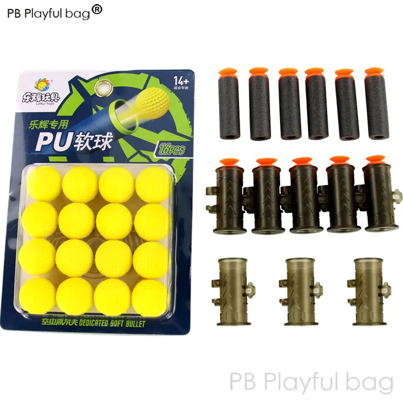 PB Playful bag Outdoor sports CS game Le Hui ball bullet M249 large pineapple Gatling soft bullet chain toy accessories id75