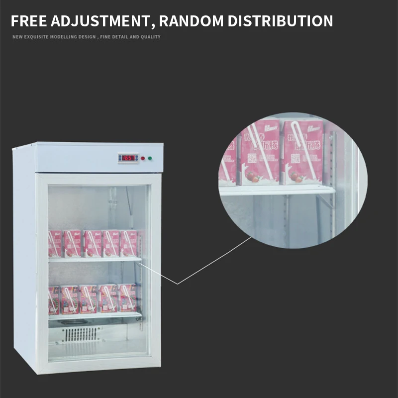 LK-500R 500 boxes food heating cabinet winter heating cabinet convenience store supermarket beverage heating cabinet milk coffee
