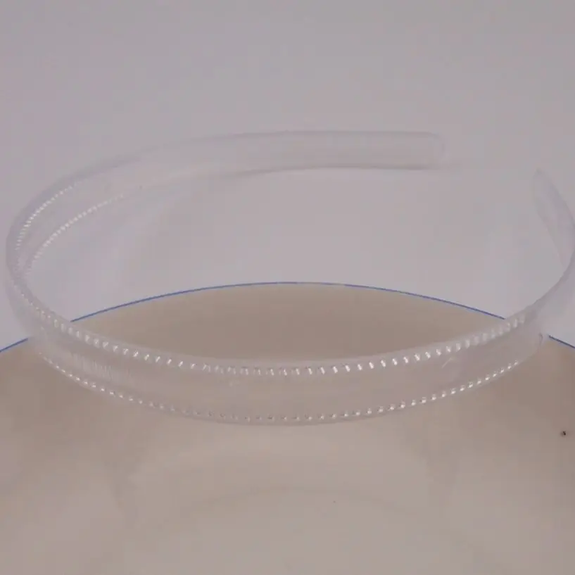 8m 12mm 2cm 2.5cm Clear Teethed Plastic Hair Headband Non-slip Hairbands For DIY Girls Hair Accessories Plain Hair Hoops