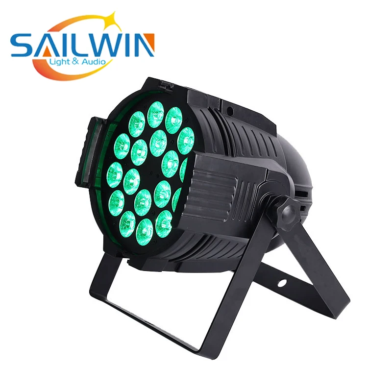 Big Promotion 18X18W 4in1 5in1/6in1 RGBAW UV Aluminum LED Par Can LED Par64 Projector For Event Club Wedding Party Stage Light