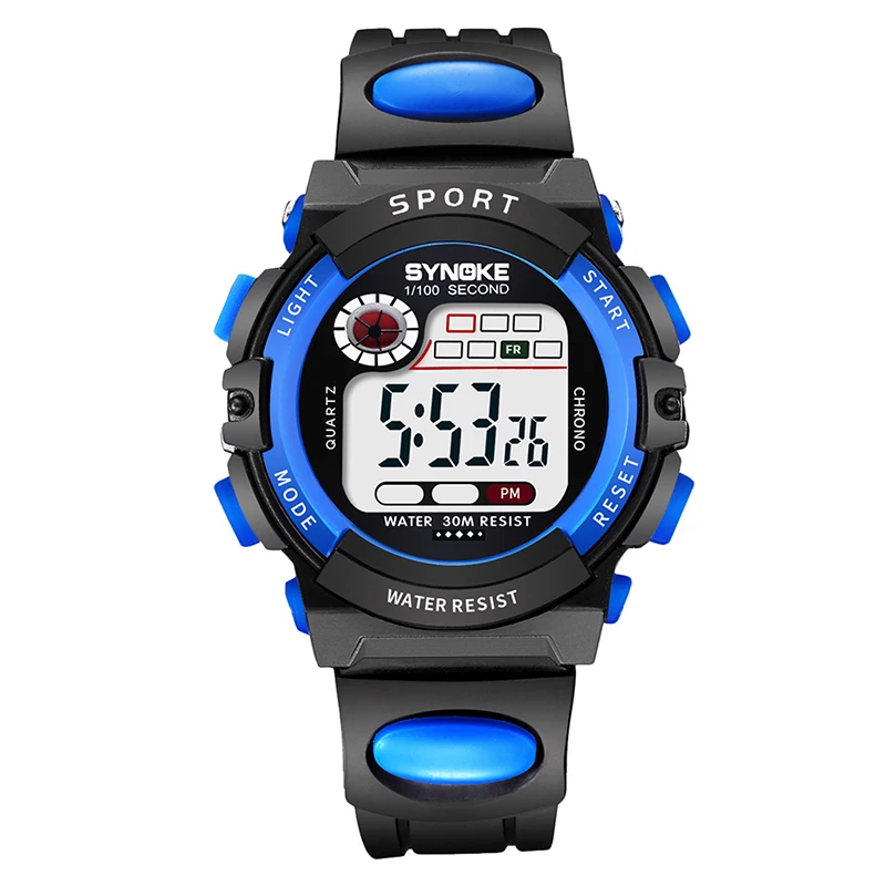 UTHAI CE03-reloj deportivo para niños, pulsera Digital LED, relojes electrónicos, Correa suave, resistente al agua