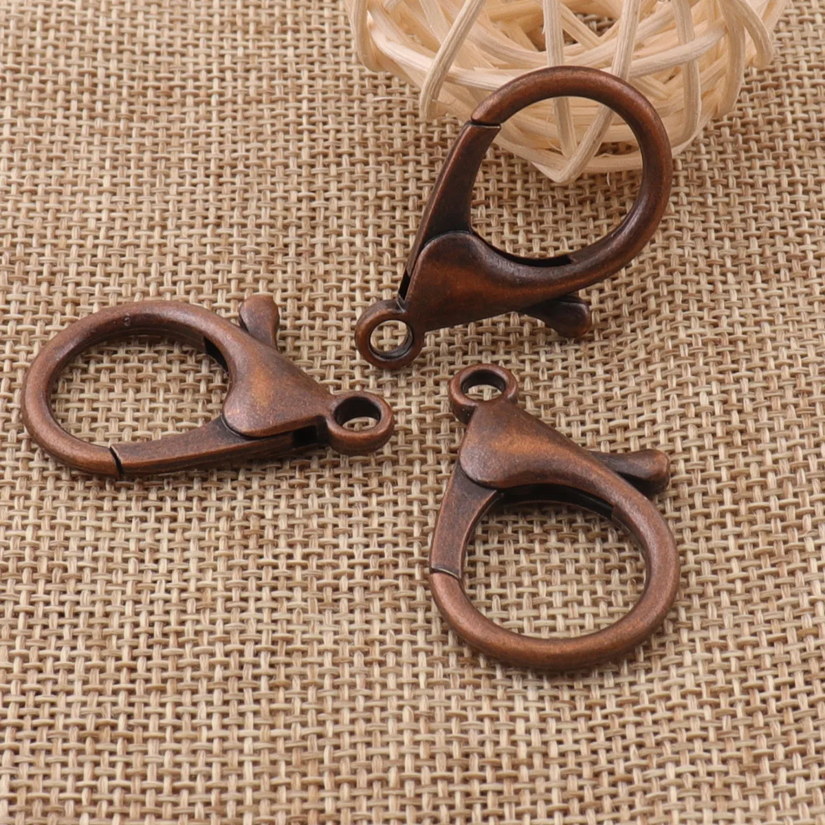 10 PCS Lobster Clasps 35x21mm Copper Carabiner Snap,   Parrot Clasps Bag Strap Hook Handbag Snap Purse Hook