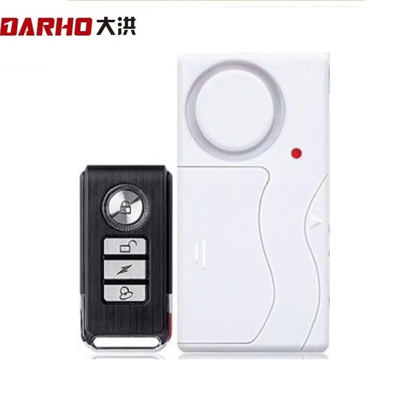 Darho Door Window Entry Security ABS Wireless Remote Control Burglar Alarm Magnetic Sensor Door Alert System Home Protection Kit