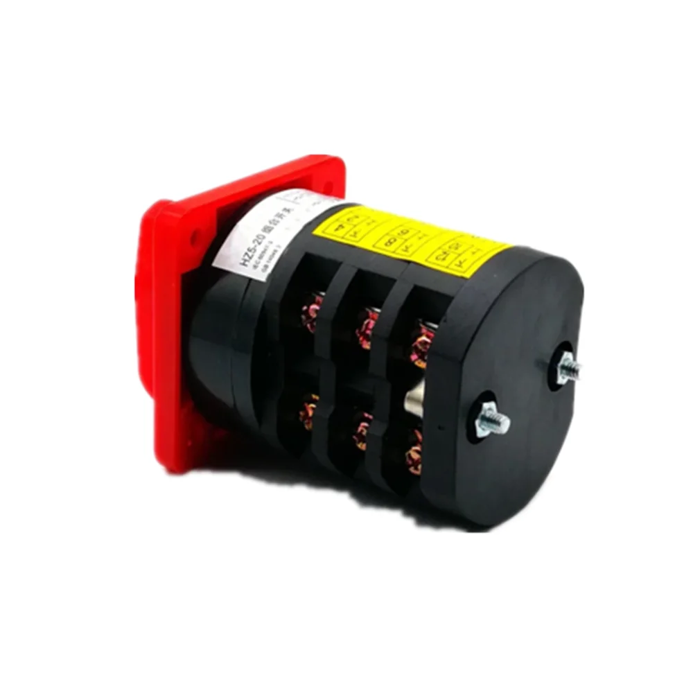380VAC 20A 4KW 12เทอร์มินัล3ตำแหน่งตัวเลือก Cam สวิทช์เปลี่ยน