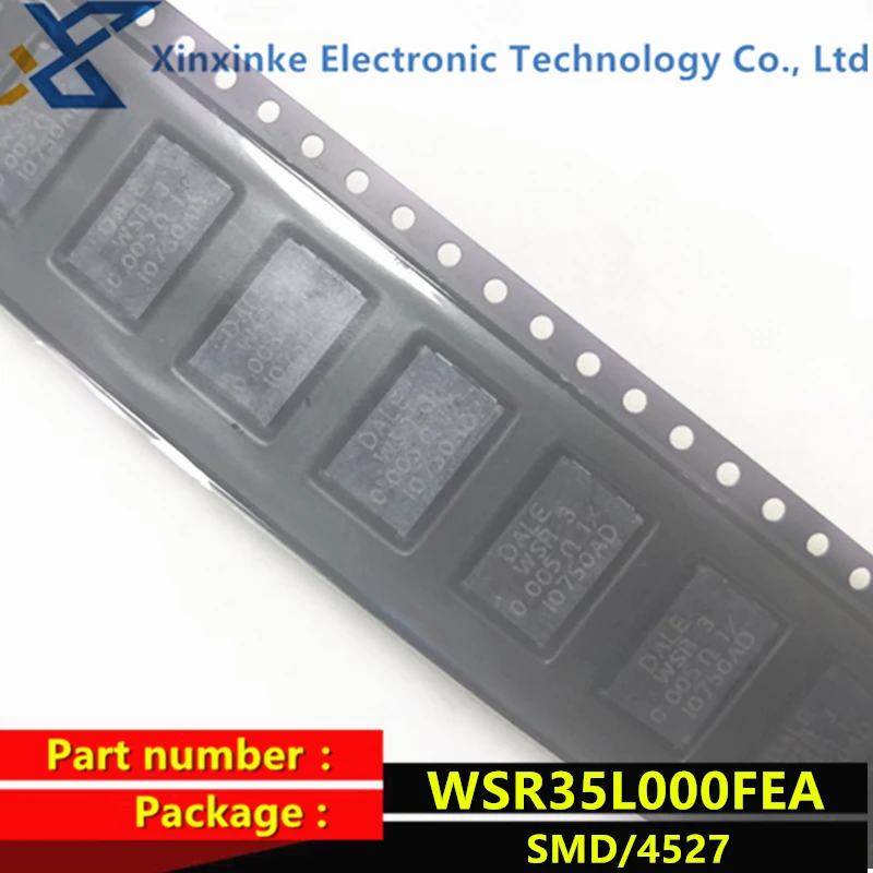 WSR35L000FEA DALE WSR-3 4527 0.005R 3W 1% R005 5mR Current sensing resistor - SMD 3watts 0.005ohms Precision power resistor