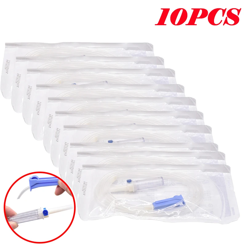 5/10PCS Implante Dentário Tubo Cirúrgico Jogo NSK Flushing Pipe Irrigação Tubulação Tubo de Água Dental Transparente Tubo Descartável