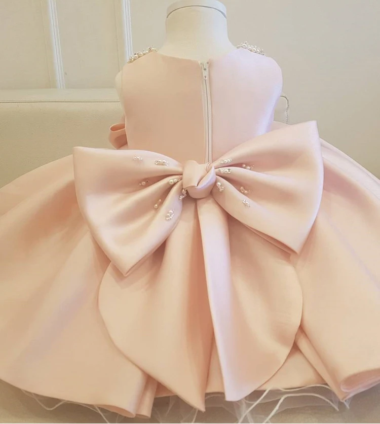 0-2 Year Summer Baptism Dress Gown 1st Birthday Dress For Baby Girl Newborn Ceremony Princess Dress Wedding Dresses