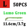 50 piezas de color verde lumo L