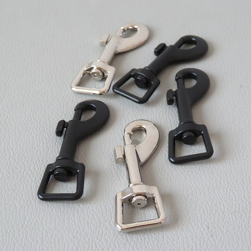 1Pcs 12mm Metal Carabiners Swivel Lobster Clasp Trigger Clip Loop Snap Hook For Dog Pet Leads Leash Hardware Sewing Accessory