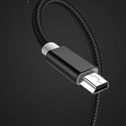 Mini USB Cable Mini USB to USB Fast Data Charger Cable for Cellular Phones MP3 MP4 Player GPS Digital Camera HDD Mini USB