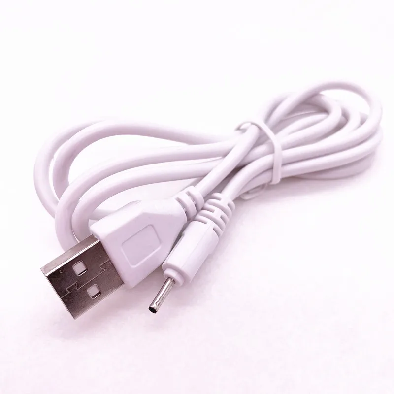 Kabel USB 1M/3FT DC 2mm do ładowania Nokia C5-00 C5-01 C5-02 C5-03 C5-04 C5-06 C5-07 C3 C2 C1 C7 1800 BIAŁY