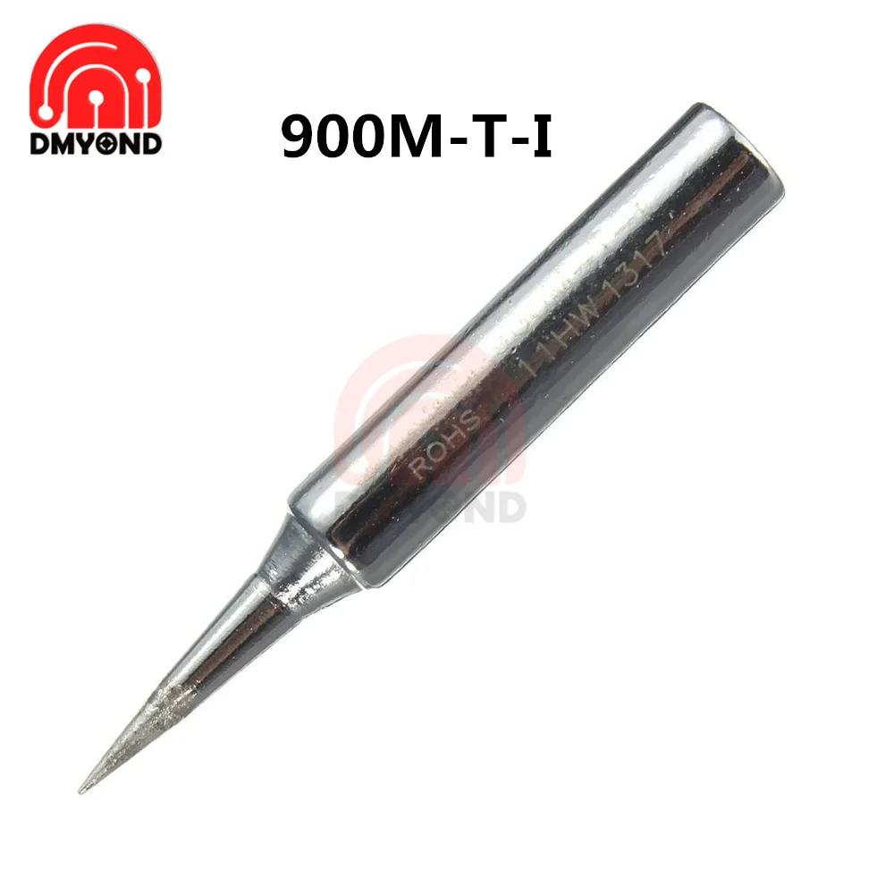 10pcs Soldering Iron Tip 900M T Diamagnetic Copper Lead-free Solder Tip 0.8D/0.5C/1C/LB/B/I/K Soldering Station