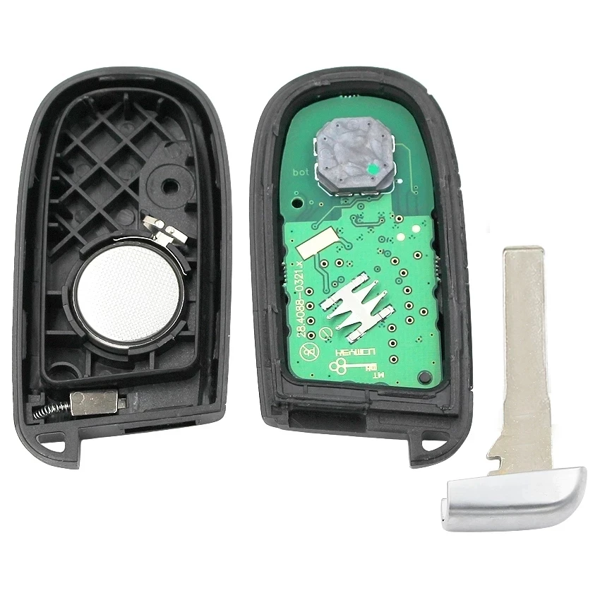 

KEYECU Keyless Entry Remote Fob 3/4/5 Button Smart Proximity Key 433MHz for Jeep Compass 2017 2018 2019 2020 FCC: M3N-40821302