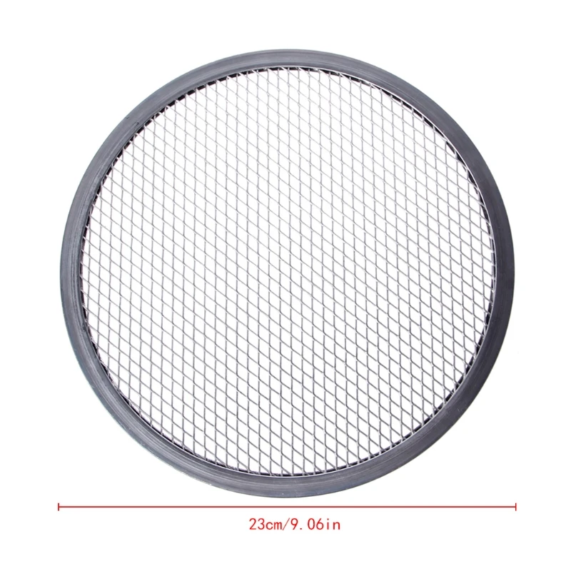 New Aluminum Mesh Grill Pizza Screen Round Baking Tray Net Kitchen Tools Ovens Kit