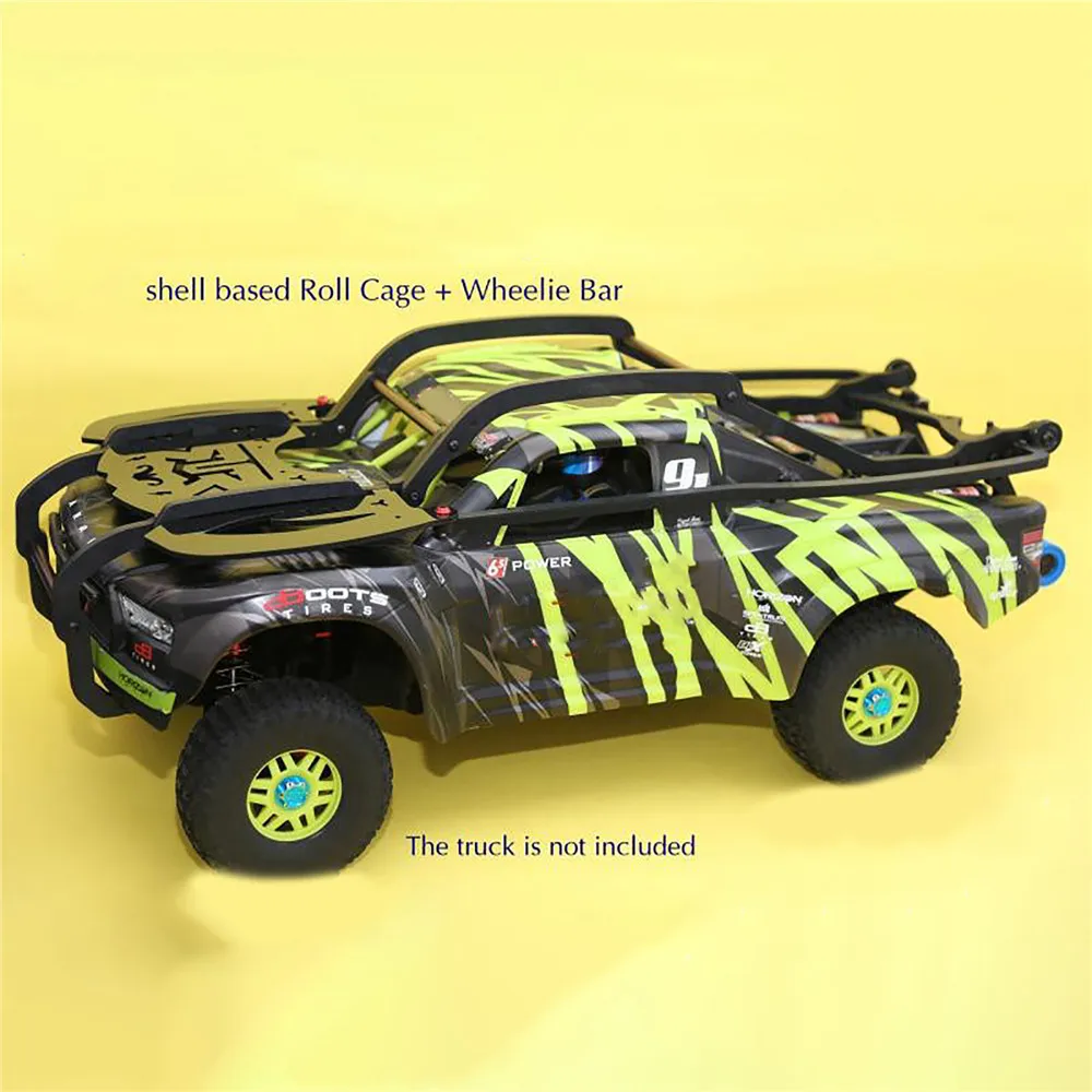 Protective Nylon Shell Based Roll Cage & Wheelie Bar for 1/7 ARRMA MOJAVE RC Monster Truck Accessories