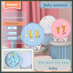 Baby Hand Print impronta Kit impronta Handprint Baby fango e piede stampa souvenir per bambini stampo per mani e piedi per bambini accessori per bambini