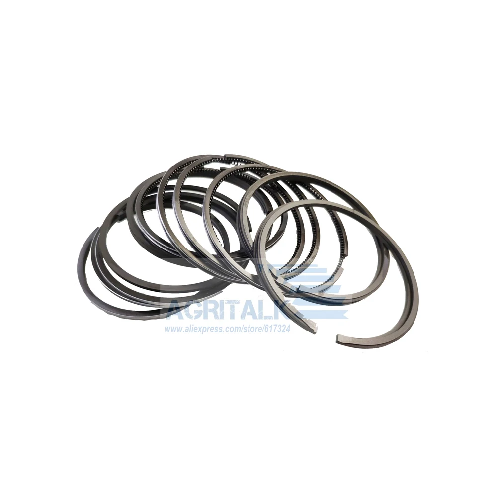 set of piston rings for Shanghai 495A ( tractor SH504) / SH4100BG ( generator ）