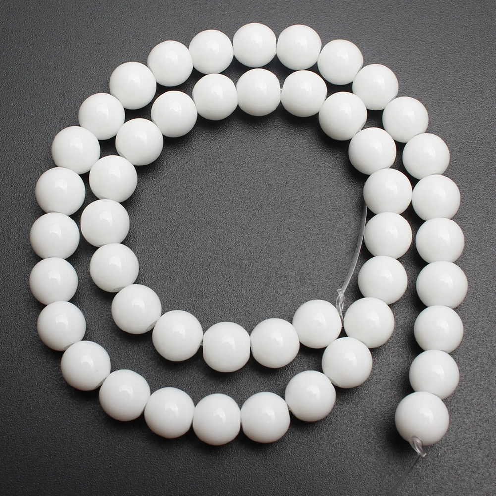 4 6 8 10 12mm  Black Agates Natural Stone Beads For Jewelry Making Round Onyx Loose Beads Diy Bracelet Necklace Accessory