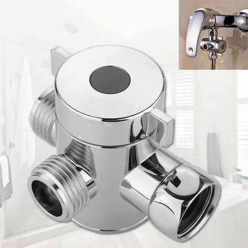 Multi Função T-Adaptador para WC, 3 Way Shower Head, Válvula Faucet Desvio, Acessório do banheiro, G1, 2 "Valve, Adaptador Bidé, Sw U5J4