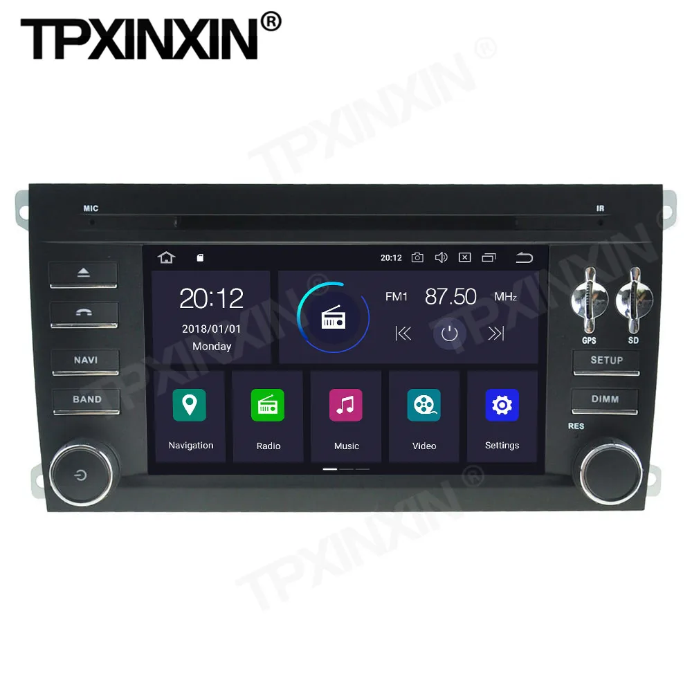 64G Car Radio Stereo Receiver Android 10 For Porsche Cayenne 2003 2004 2005 2006 2007 2008 2009 2010 Multimedia Player Head Unit