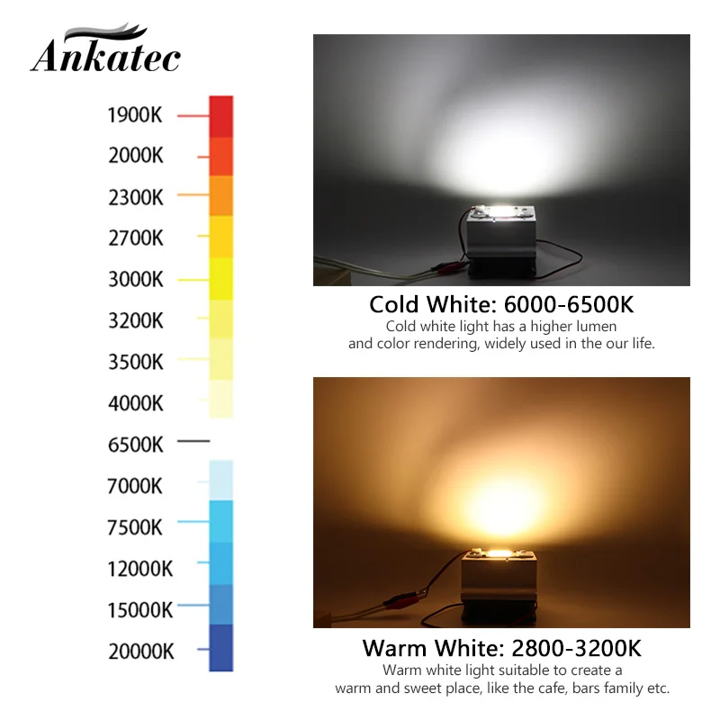 No welding AC110V 220V LED COB CHIP 20W 30W 50W cold white warm white light emitting diode LED matrix image 4