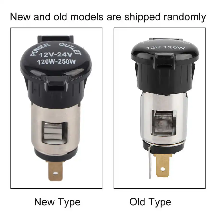 12-24V Cigarette Lighter Adapter Power Cigar Lighter Female Socket for Car Motorcycle Car Accessories
