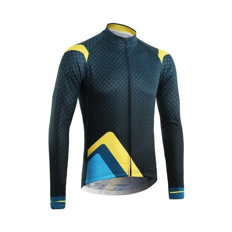 Breathable Jersey Mountain Bike Triathlon Full Zipper Tight Fitting Downhill Slope Cycling Clothes Cycling Jersey